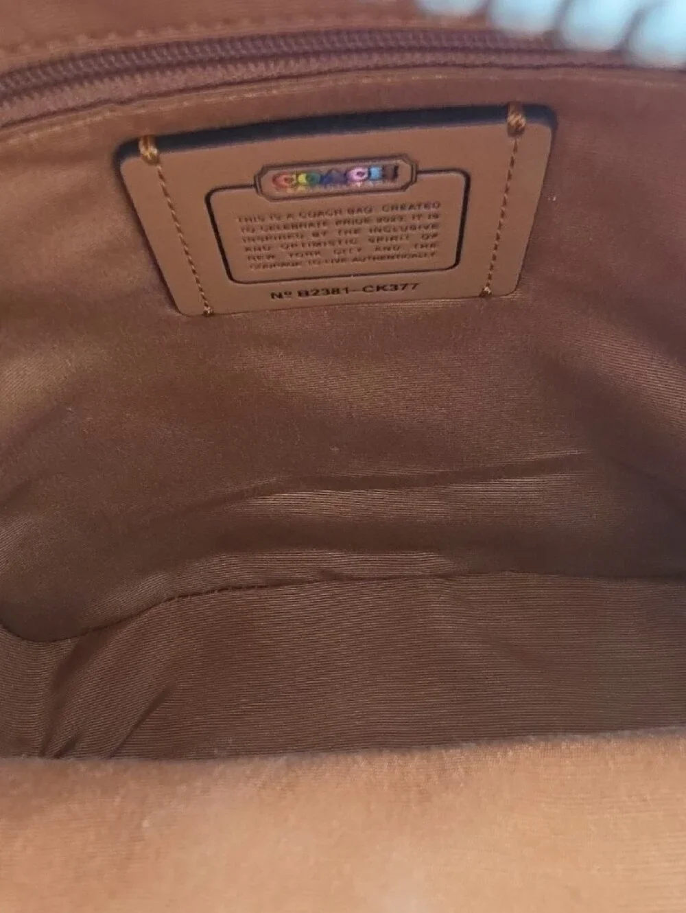 Coach Pride White Rainbow Signature Mono Mini Backpack (NWOT)✨️🌈✨️